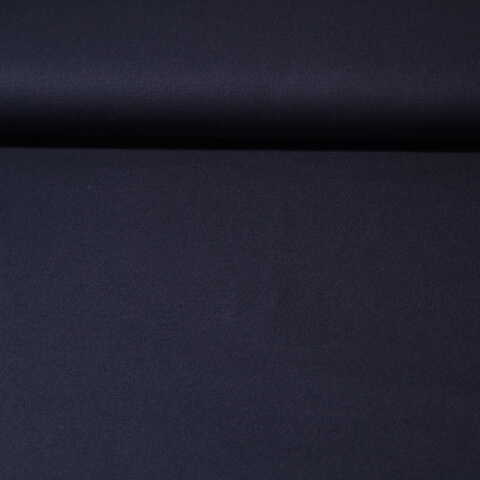 Baumwolle Uni - Flanell Vitus Navy