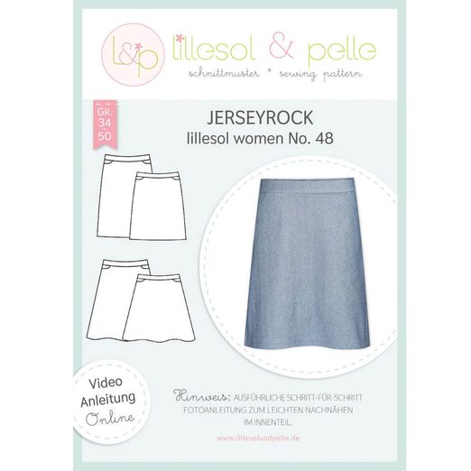 Jerseyrock - lillesol women No.48 - Papierschnittmuster