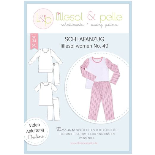 Schlafanzug - lillesol women No.49 - Papierschnittmuster
