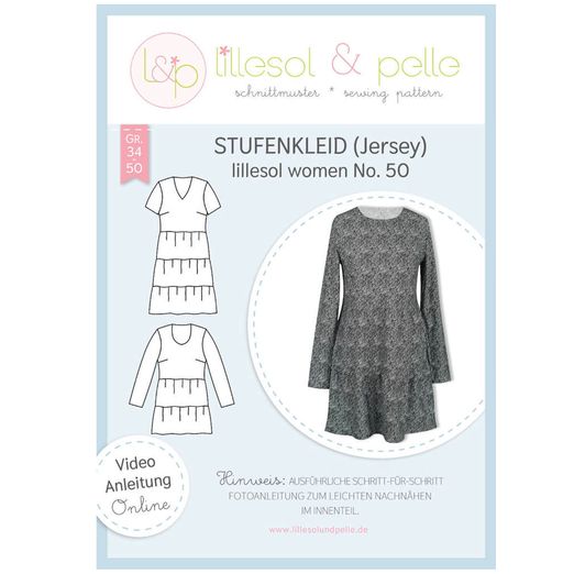 Stufenkleid - lillesol women No.50 - Papierschnittmuster