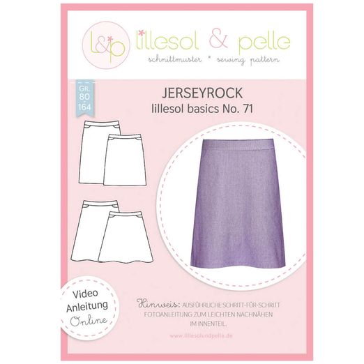 Jerseyrock - lillesol basic No.71 - Papierschnittmuster