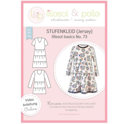 Stufenkleid - lillesol basic No.73 - Papierschnittmuster