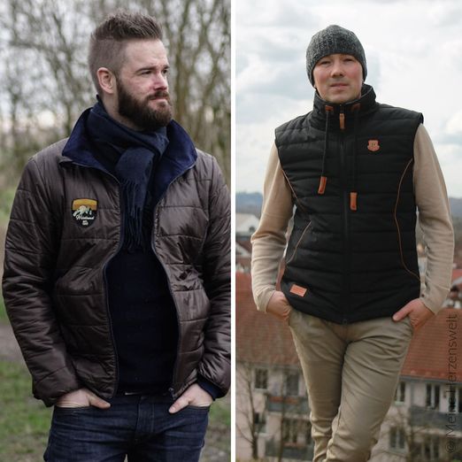 Steppjacke - Nuka Herren - Schnittmuster eBook