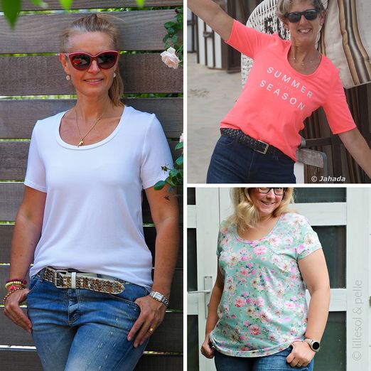 Basic T-Shirt - lillesol women No.56 - Schnittmuster eBook