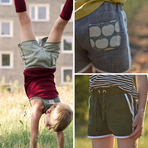 Retro-Shorts - Potzblitz - Schnittmuster eBook