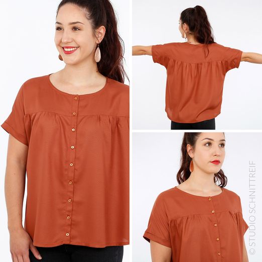 Bluse - FRAU SUZY - Schnittmuster eBook Bluse - FRAU SUZY - Schnittmuster eBook