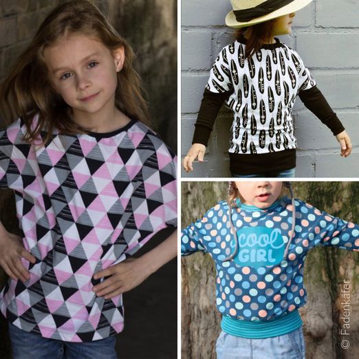 Kinder Basic Shirt - Fly - Schnittmuster eBook