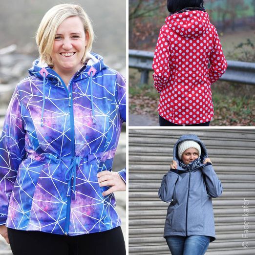 Jacke - Softshelljacke Damen - Schnittmuster eBook