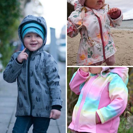 Jacke - Softshelljacke Kinder - Schnittmuster eBook