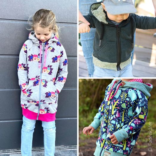 Jacke - Longjacket Nala Kinder - Schnittmuster eBook