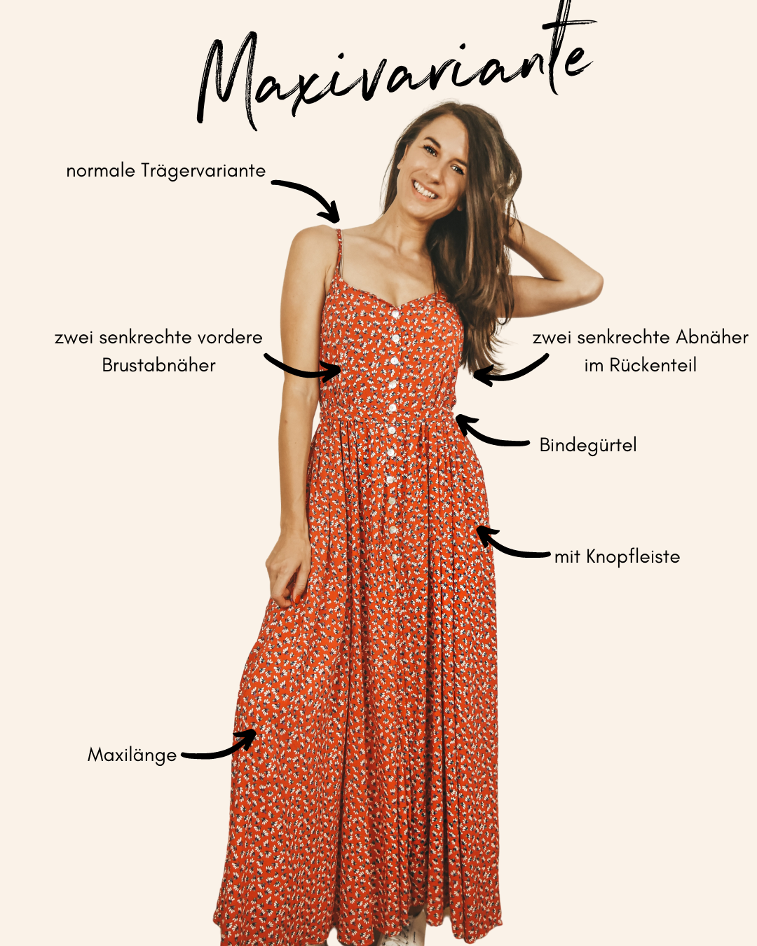 Maxikleid - MARISOL - Schnittmuster eBook-3 Maxikleid - MARISOL - Schnittmuster eBook-3