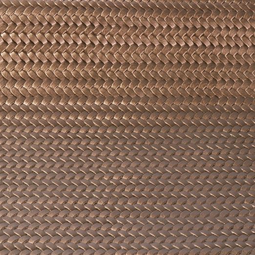 Simili synthétique - Tressé bronze Simili synthétique - Tressé bronze