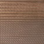Kunstleder - Zopfmuster bronze