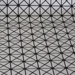 Kunstleder - Gitter Silber