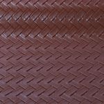 Simili synthétique - Chevrons 3D Tabac