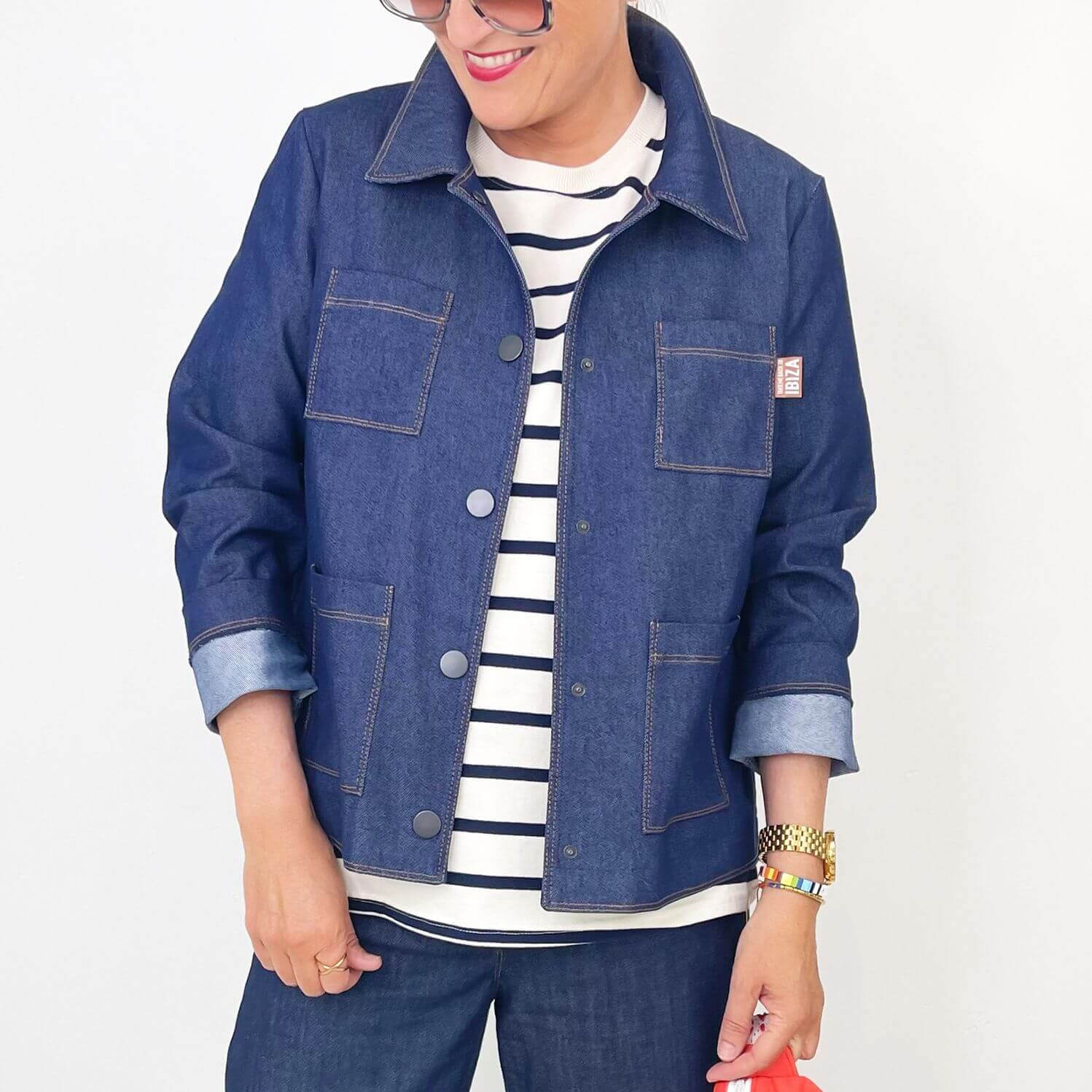 Jeans Fabian - Mélange bleu nuit-1 Jeans Fabian - Mélange bleu nuit-1