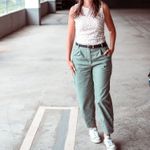 Jeans - Ljusgrön Melange