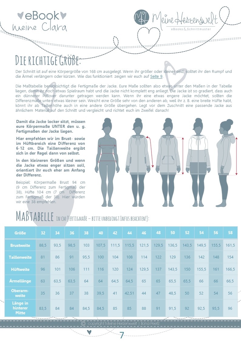 Sweatjacke - Clara - Schnittmuster eBook-4 Sweatjacke - Clara - Schnittmuster eBook-4