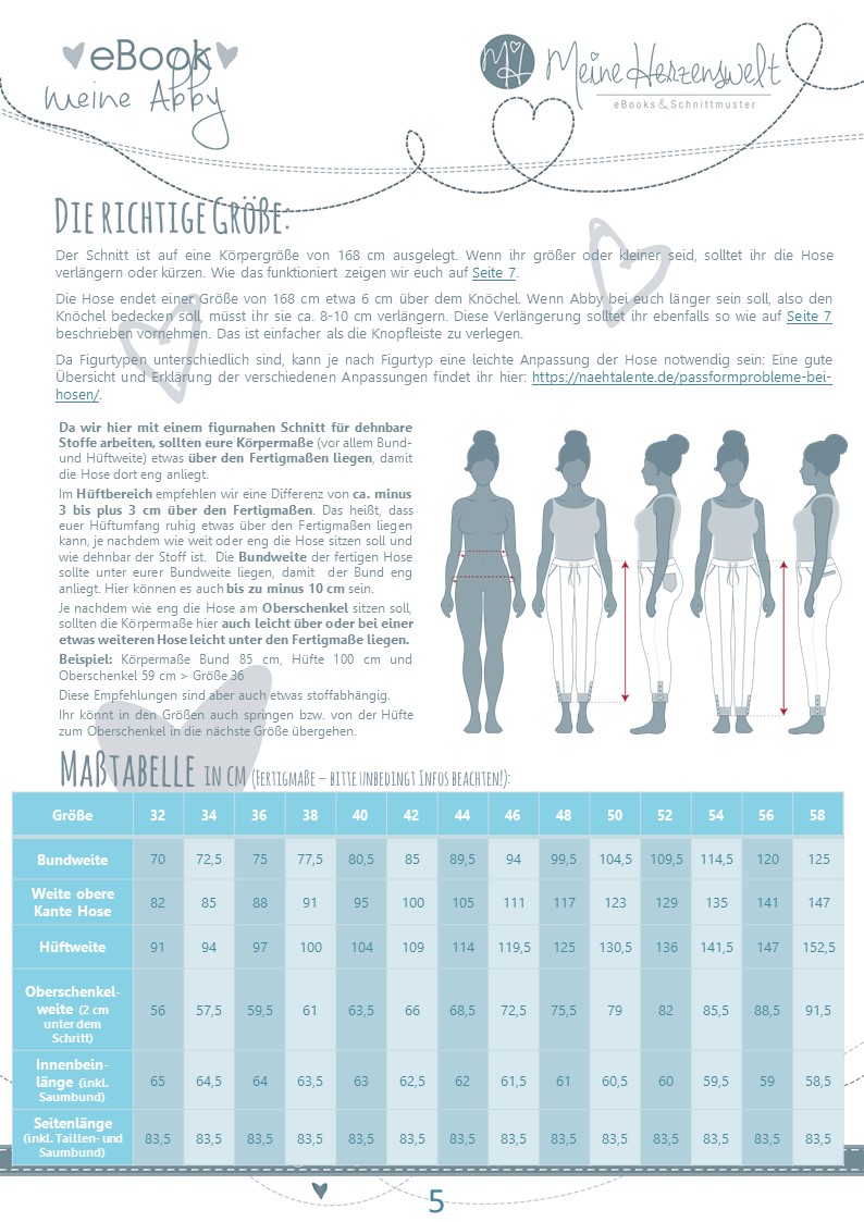 Sweathose - Abby - Schnittmuster eBook-3 Sweathose - Abby - Schnittmuster eBook-3