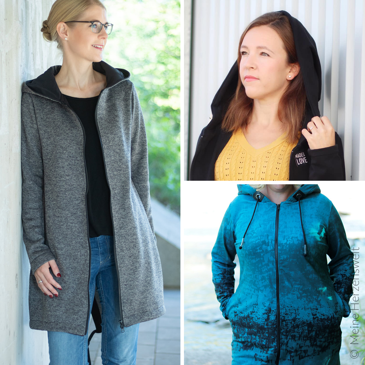 Sweatjacke - Claire - Schnittmuster eBook-0 Sweatjacke - Claire - Schnittmuster eBook-0