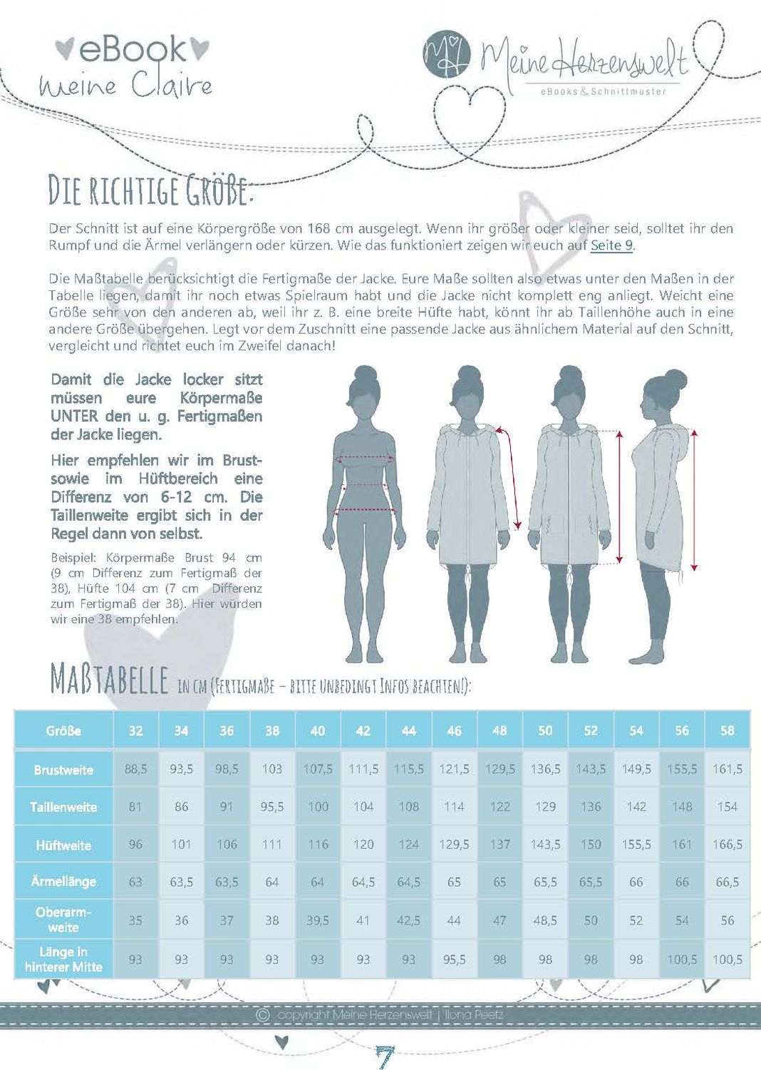 Sweatjacke - Claire - Schnittmuster eBook-3 Sweatjacke - Claire - Schnittmuster eBook-3