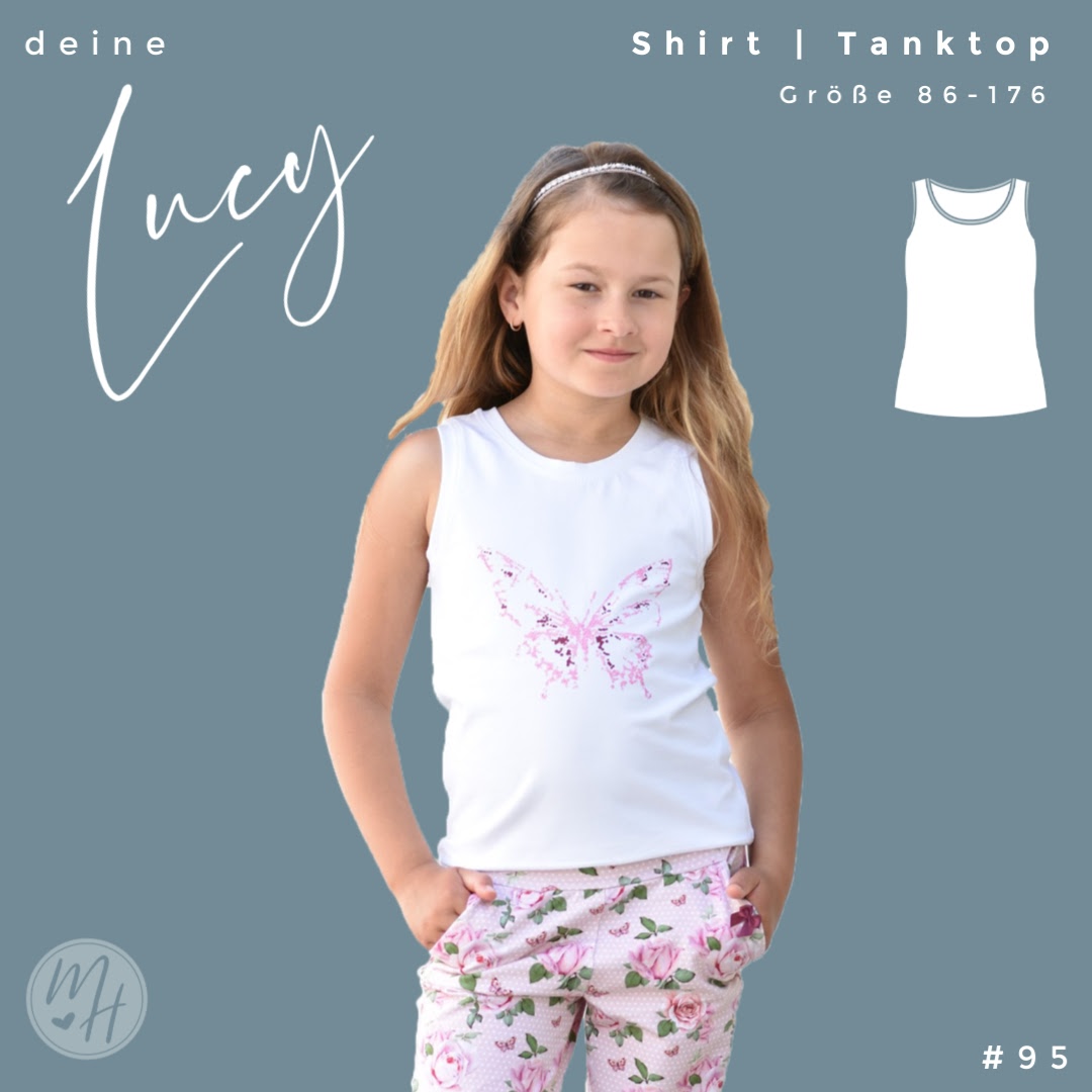 Tanktop - Lucy Kids - Schnittmuster eBook-1 Tanktop - Lucy Kids - Schnittmuster eBook-1