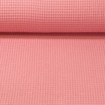 Waffelpique Lotta - Uni Rosa