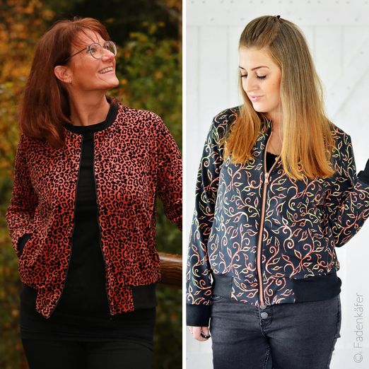 Jacke - College-Jacke Damen - Schnittmuster eBook
