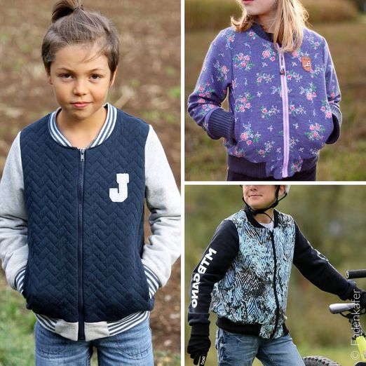 Jacke - College-Jacke Kinder - Schnittmuster eBook
