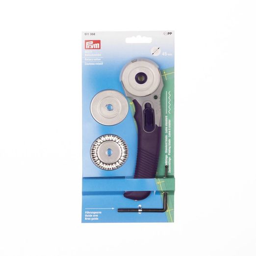 PRYM Rollschneider Multi mit 3 Klingen 45mm