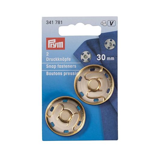 PRYM Annäh-Druckknöpfe - 30mm - 2 Stück