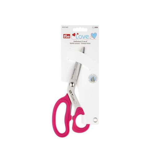 Ciseaux à tissu PRYM Love Micro Serration - 21 cm - rose