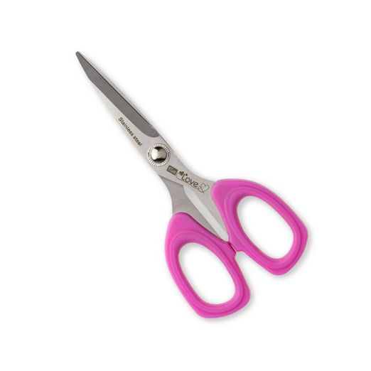 PRYM Love Stoffschere Micro Serration- 13,5cm - pink