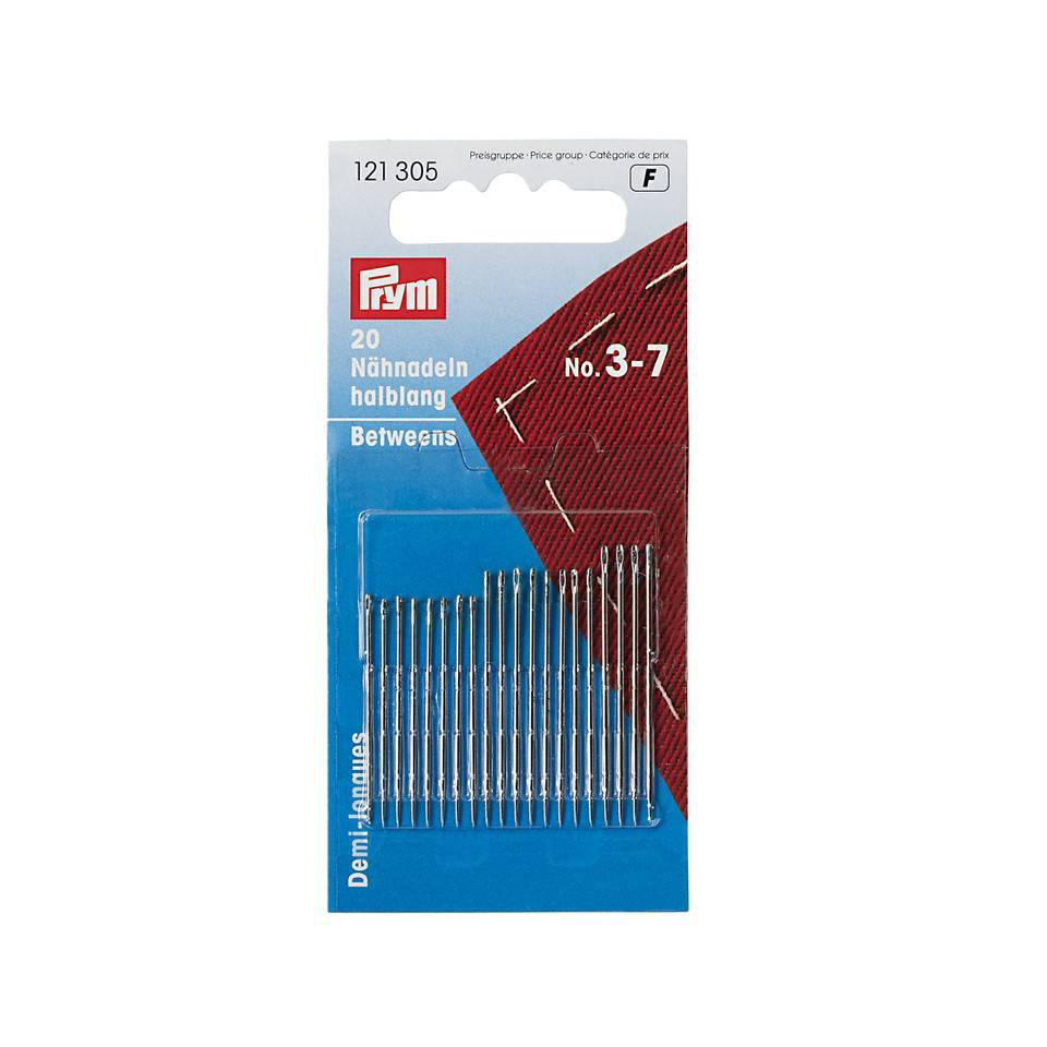 Aiguilles à coudre PRYM demi-longueur n° 3-7 - 20 pièces-0 Aiguilles à coudre PRYM demi-longueur n° 3-7 - 20 pièces-0