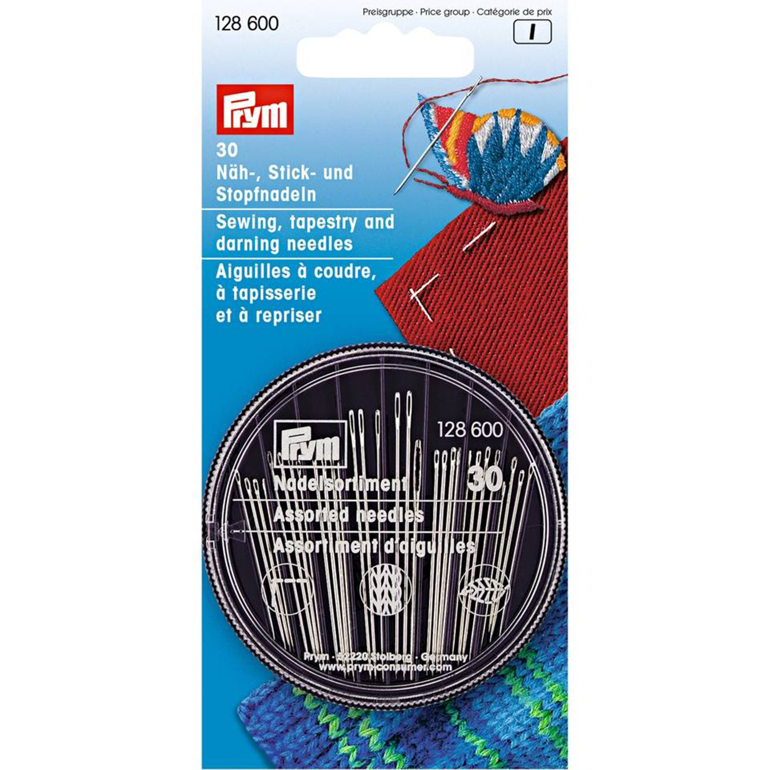 PRYM couture, broderie et aiguilles à repriser - 30 pièces-1 PRYM couture, broderie et aiguilles à repriser - 30 pièces-1