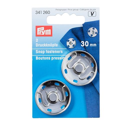 PRYM boutons pression à coudre - 30mm - 2 pièces