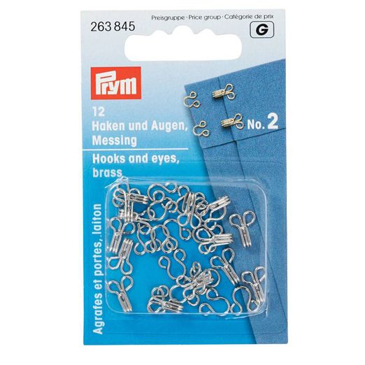 Agrafes et oeillets PRYM - 12 pièces