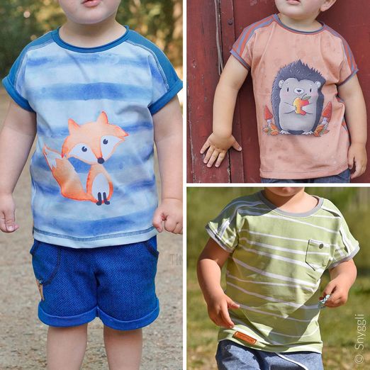 Shirt - Stranden Babys - Schnittmuster eBook