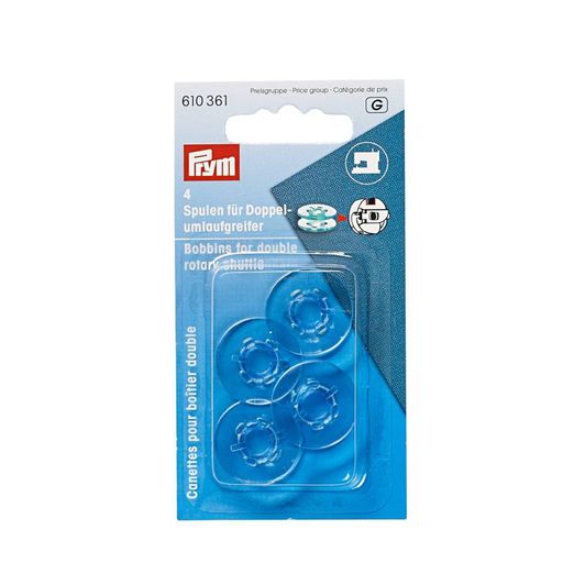 PRYM Unterfadenspulen für Doppel-Umlaufgreifer 21,9mm PRYM Unterfadenspulen für Doppel-Umlaufgreifer 21,9mm