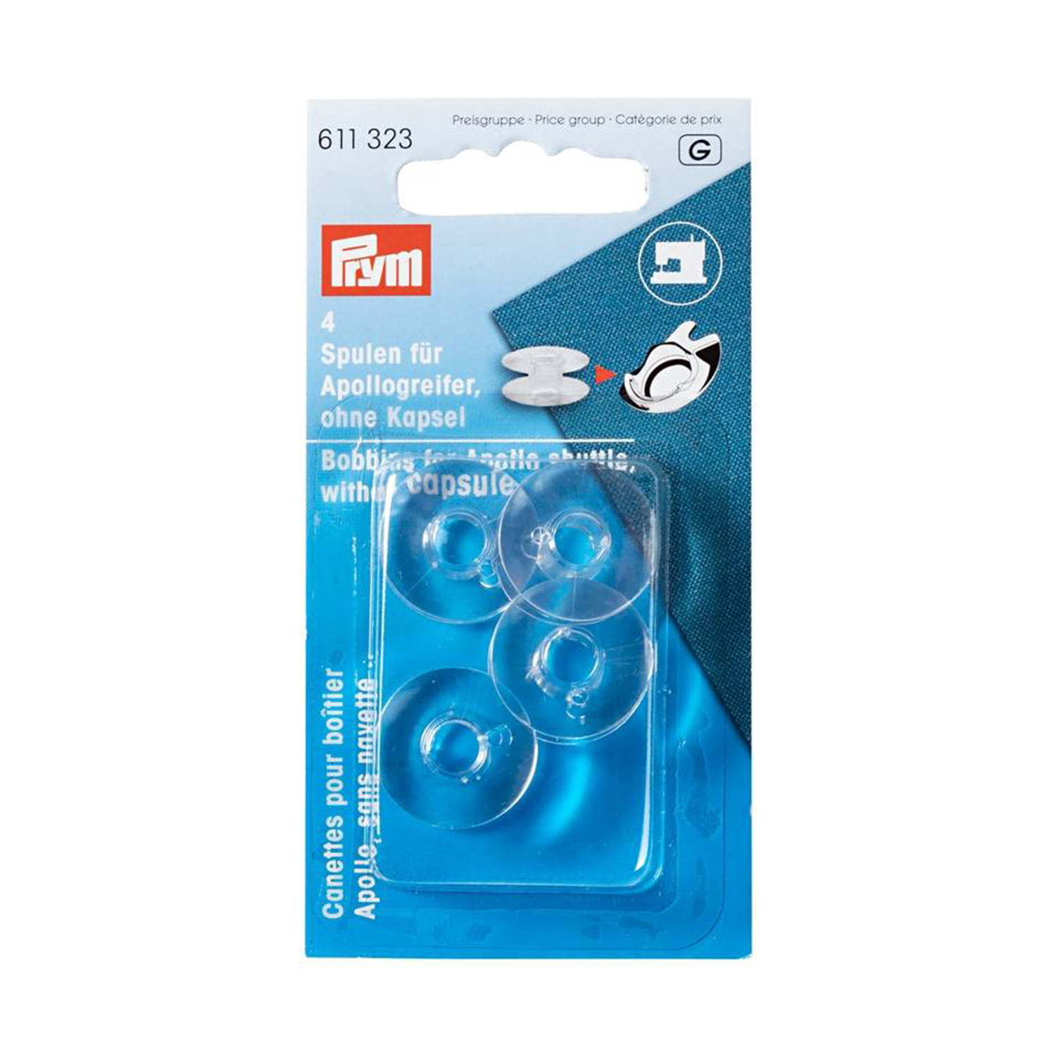 Fil de canette PRYM pour boucleur Apollo 20mm-0 Fil de canette PRYM pour boucleur Apollo 20mm-0