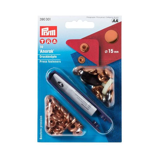 PRYM Boutons pression Anorak 15mm