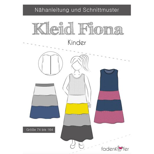 Sommerkleid - Fiona Kinder - Papierschnittmuster
