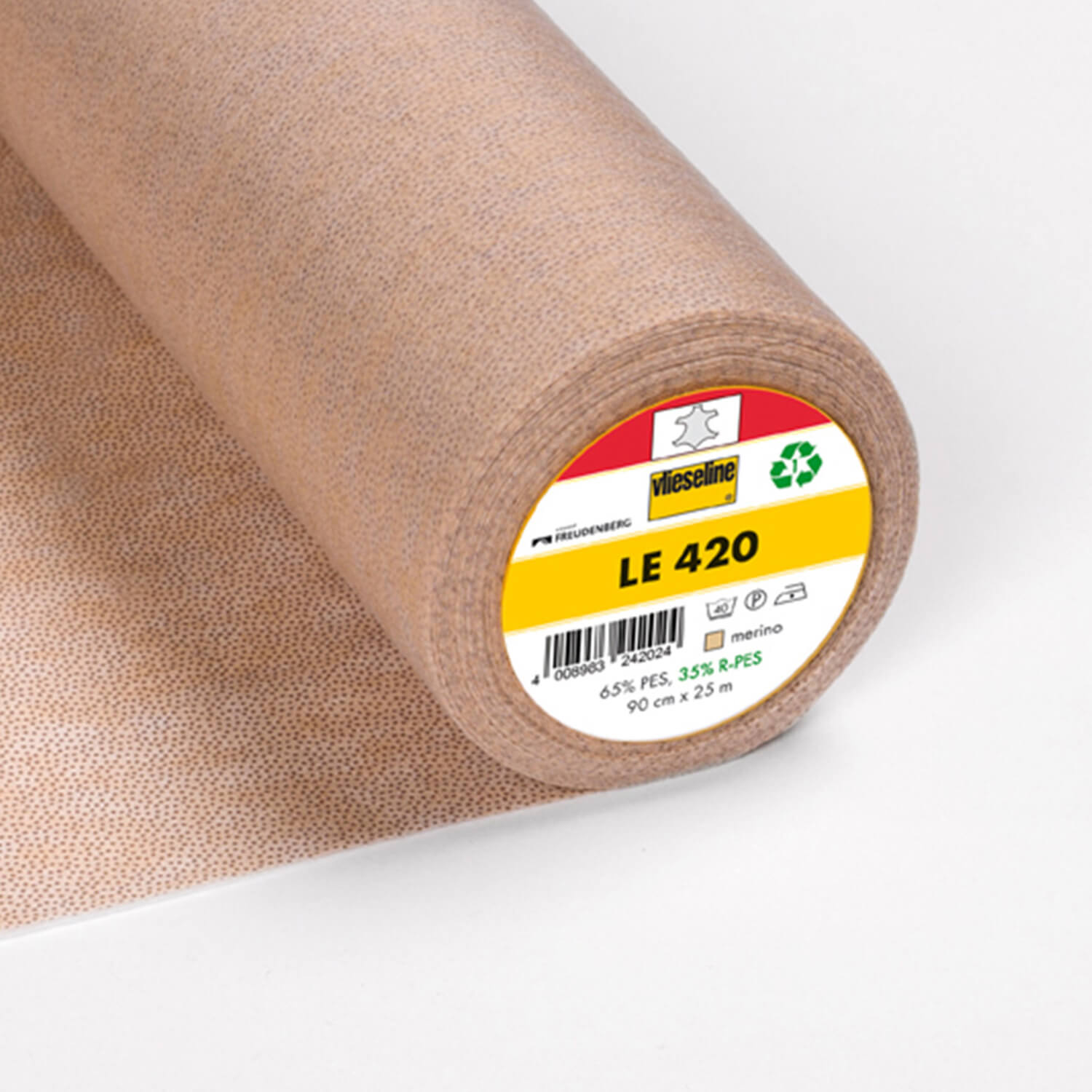 Bügelvlies - Vlieseline LE 420 Ledereinlage - 90cm breit-0 Bügelvlies - Vlieseline LE 420 Ledereinlage - 90cm breit-0