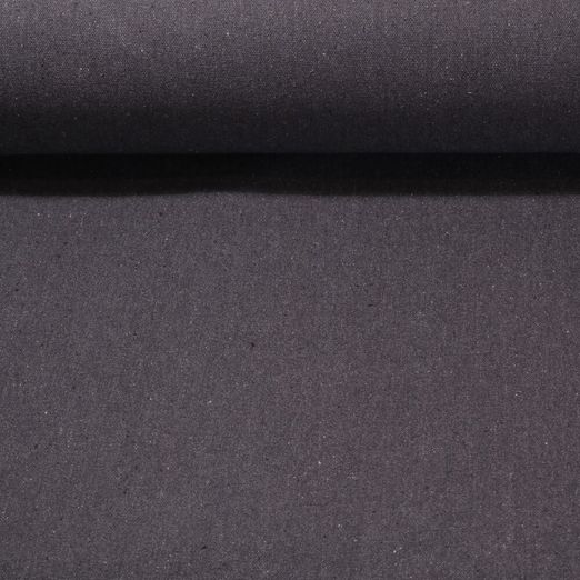 Canevas coton Peter - Mélange gris foncé