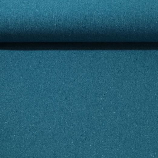 Canevas coton Peter - Bleu pétrole