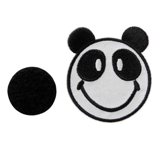 Ecusson thermocollant Smiley© Panda Head Velcro Ecusson thermocollant Smiley© Panda Head Velcro