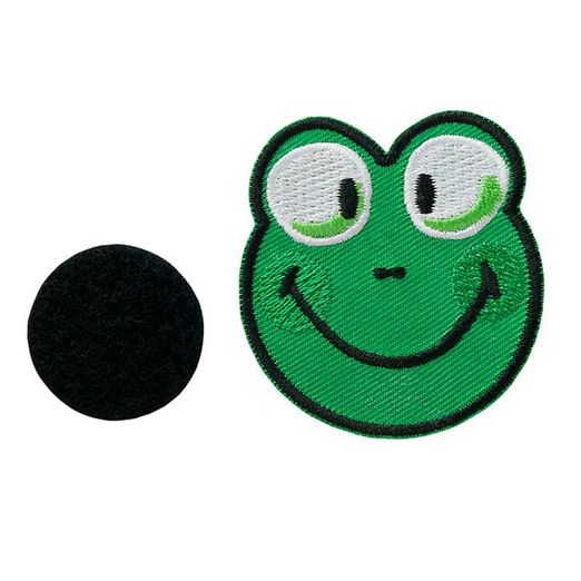 Ecusson thermocollant Smiley© Velcro tête de grenouille Ecusson thermocollant Smiley© Velcro tête de grenouille
