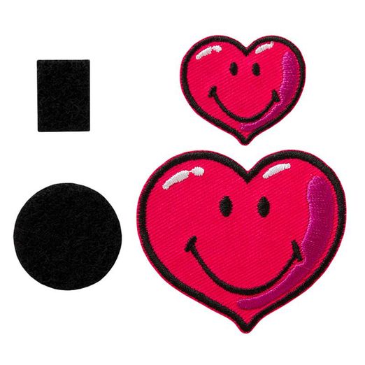 Patch Smiley© 2 Herzen Klett Patch Smiley© 2 Herzen Klett