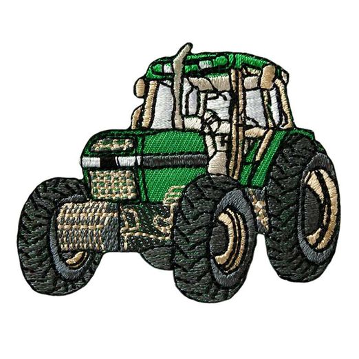 Ecusson thermocollant tracteur vert Ecusson thermocollant tracteur vert
