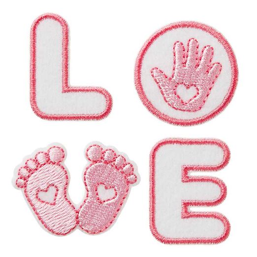 Patch Baby Love - Rosa Patch Baby Love - Rosa